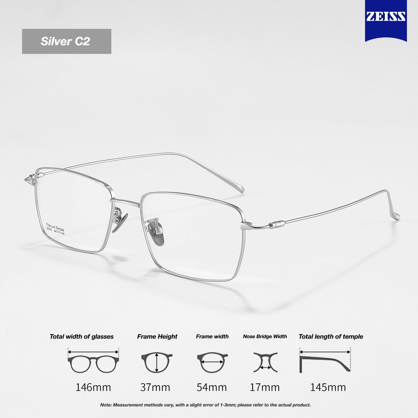 Business eyeglass frames, pure titanium, ultralight gold wire, men's glasses, 22038, Danyang retro square frame, prescription glasses frames, women's wholesale.